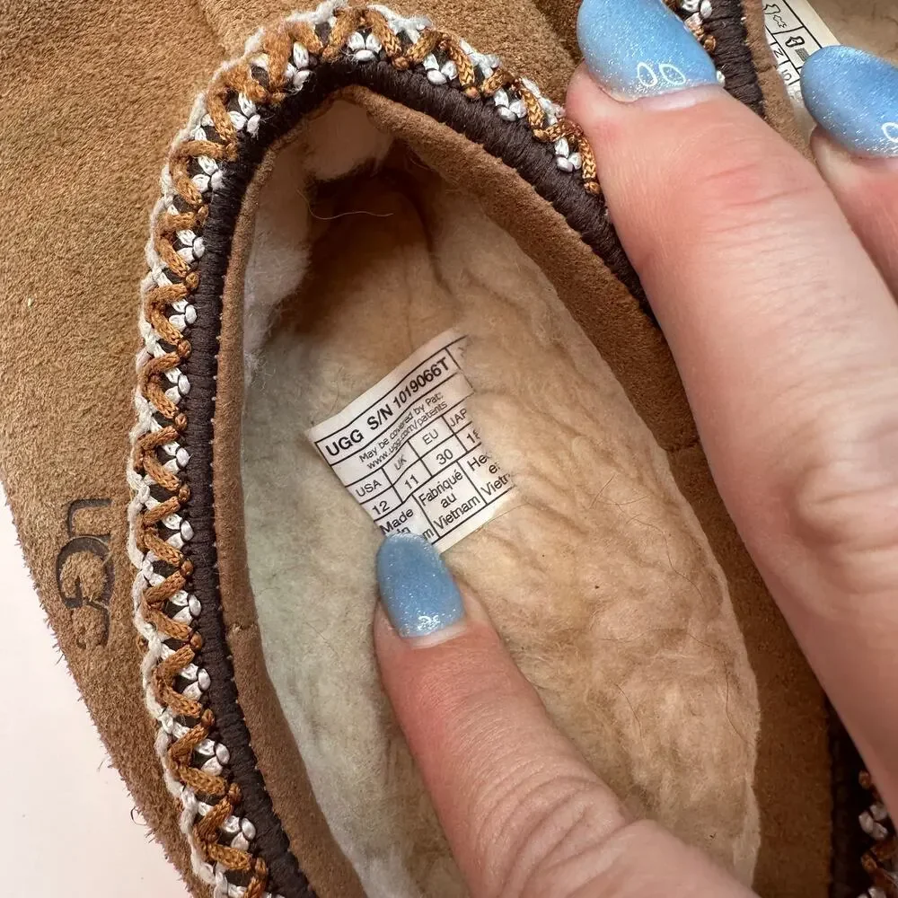 UGG Tasman Brown Slip Ons